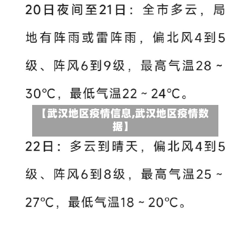 【武汉地区疫情信息,武汉地区疫情数据】-第3张图片