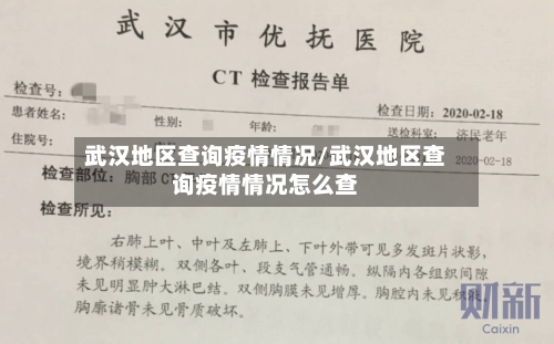 武汉地区查询疫情情况/武汉地区查询疫情情况怎么查-第3张图片