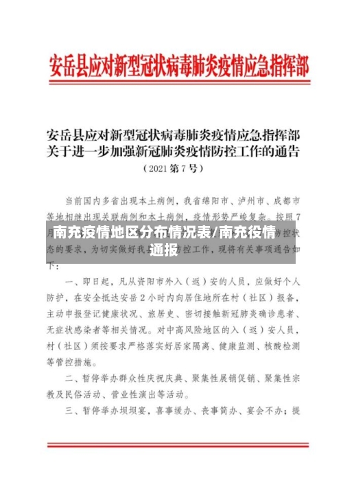 南充疫情地区分布情况表/南充役情通报