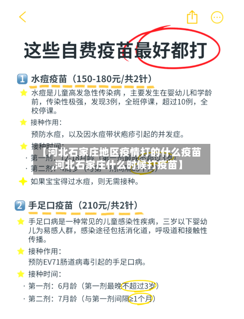 【河北石家庄地区疫情打的什么疫苗,河北石家庄什么时候打疫苗】-第2张图片