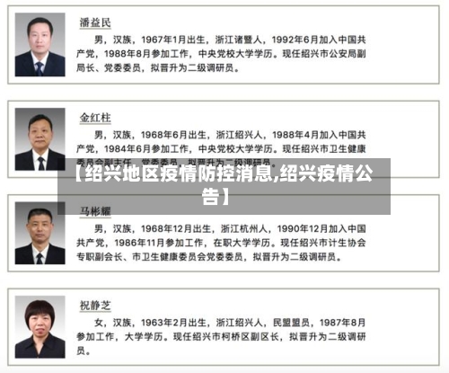 【绍兴地区疫情防控消息,绍兴疫情公告】-第2张图片