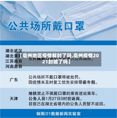 【亳州地区疫情解封了吗,亳州疫情2021封城了吗】-第2张图片