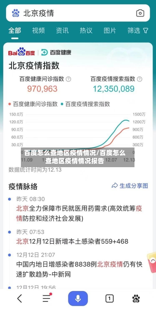 百度怎么查地区疫情情况/百度怎么查地区疫情情况报告