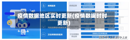 疫情数据地区实时更新(疫情数据时时更新)-第2张图片