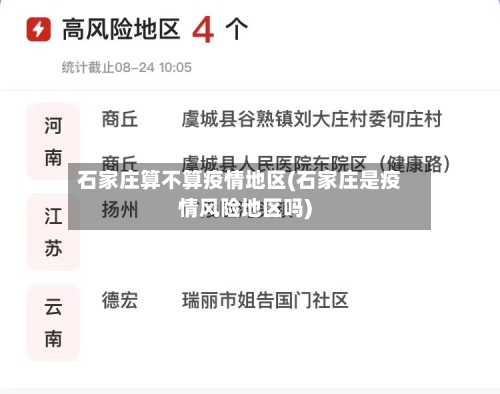 石家庄算不算疫情地区(石家庄是疫情风险地区吗)
